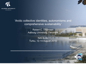 Thomsen, NACS-XI, ArcticColl_Ids_Autonomisms
