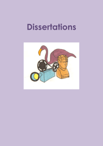 What is a Dissertation / Thesis