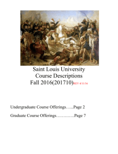 The Fall 2016 Course Description Booklet is now online!