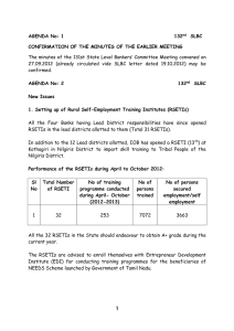 132nd SLBC Agenda