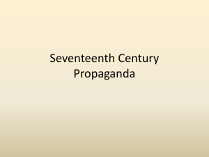 Seventeenth Century Propaganda