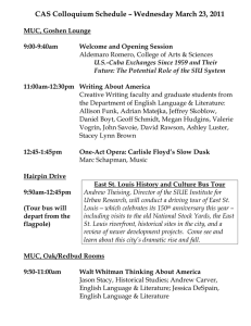 CAS Colloquium Schedule – Wednesday March 23, 2011