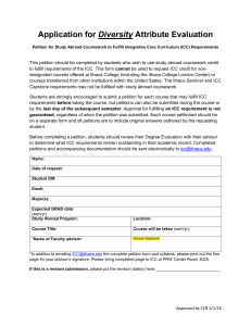 Download Study Abroad Petition Form - Diversity