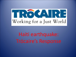 Trocaire Haiti slide show