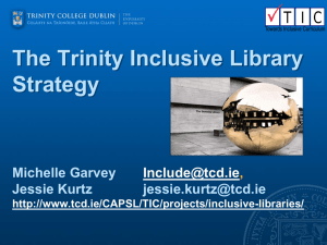 Presentation on the TIL strategy to the Academic and Special Libraries Section of the LAI (ppt, 7.19mb)