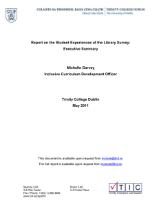 Library Survey Summary Report (Word, 430kb)