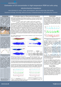 FDFC2013 Estimation of CO concentration in high temperature PEM fuel cells using electrochemical impedance spectroscopy