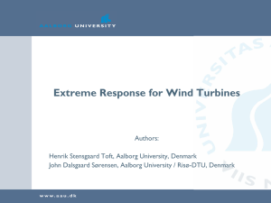 Extreme Response for Wind Turbines