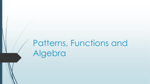 CD 7 Patterns Functions and Algebra.ppt