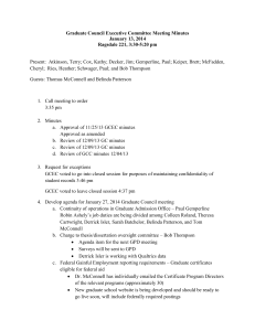 Approval of 1/13/2014 GCEC minutes