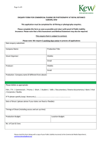 Kew commercial media application form