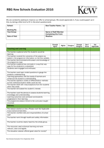 Evaluation Form 2016