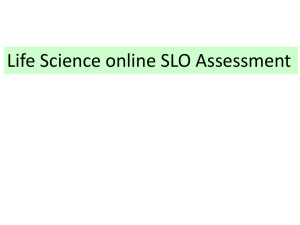 How to enter SLOs