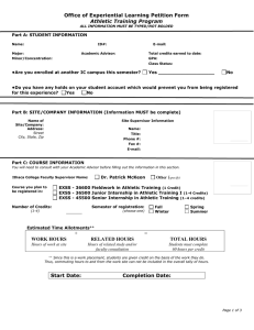 Download Athletic Training Internship Petition Form