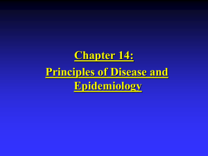 Chapter 14: Infection, Infectious Diseases, and Epidemiology