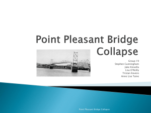 Point Pleasant Bridge Collapse (Group 19).ppt