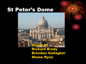 Group 21- St Peter's Dome.ppt