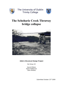 The Schoharie Creek Thruway bridge collapse.doc