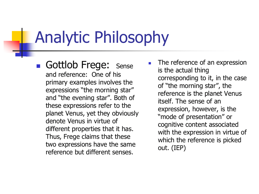 analytic essay philosophy