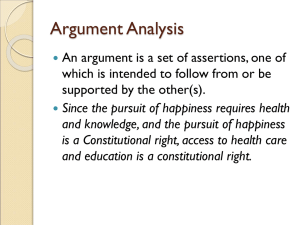 Argument Analysis.ppt