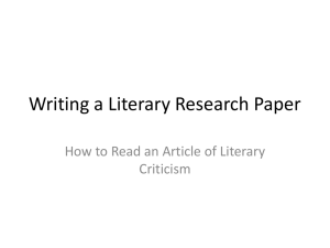 Literary Research.ppt