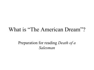 What is "The American Dream"?