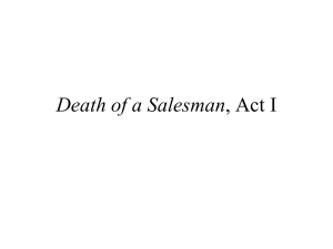 Death of a Salesman Act 1 and Marxist Criticism