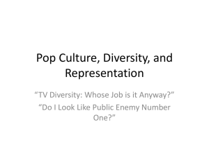 2/19 Notes: Diversity and Representation, "TV Diversity," and "Public Enemy"