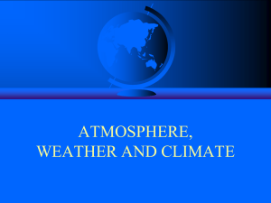 9. Atmosphere, Weather and Climate