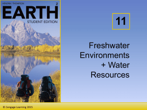 15. Freshwater Environments