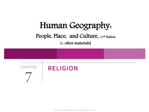 8. Religion, Diversity and Ethnoreligious Conflicts