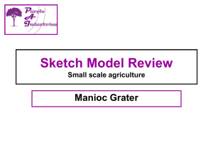 Sketch Model Review Manioc Grater Small scale agriculture