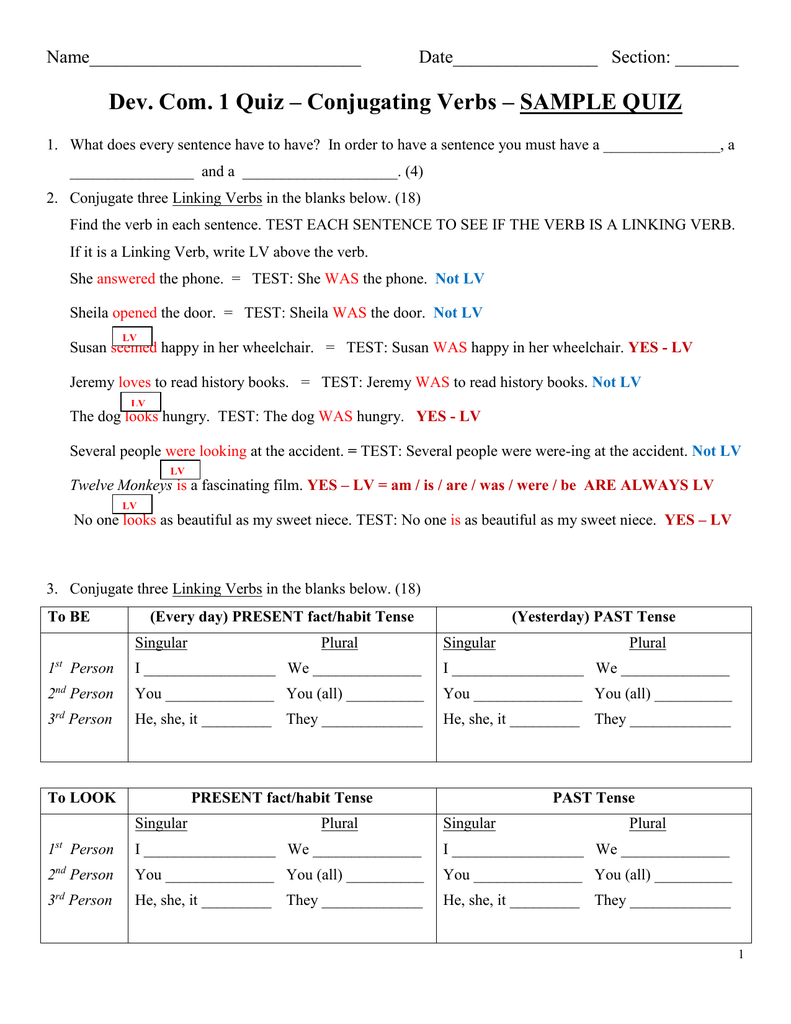 Verb Quiz Doc