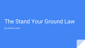 Stand Your Ground Law
