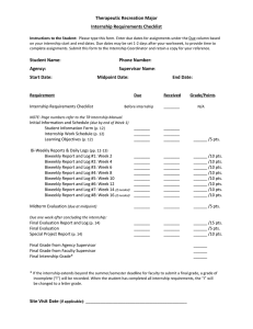 Download TR Internship Requirements Checklist