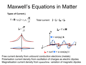 Maxwell s Equations in Matter