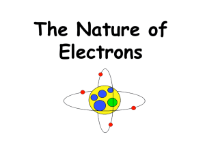 PPT Nature of Electrons