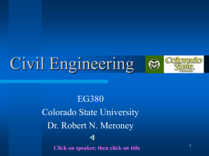 Civil Engineering including scavenger hunt (.ppt)