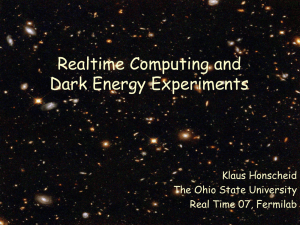 Realtime Computing for Dark Energy Experiments (ppt format)