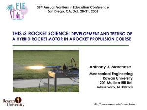 IS DEVELOPMENT AND TESTING OF Anthony J. Marchese