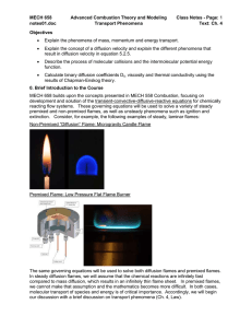 MECH 658 Advanced Combustion Theory and Modeling Class Notes - Page: notes01.doc