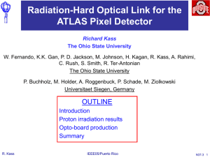 Radiation-Hard Optical Link for the ATLAS pixel detector
