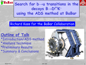 DPF talk on B->D(*)K ADS method