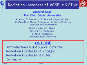 ICATPP, Radiation hardness of VCSELS and PINs