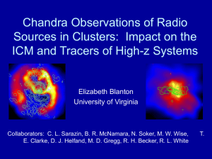 Chandra Observations of Radio Sources in Clusters:  Impact on the