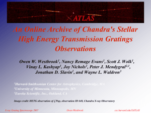 An Online Archive of Chandra's Stellar High Energy Transmission Gratings Observations