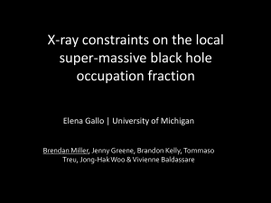 X-ray constraints on the local SMBH occupation fraction