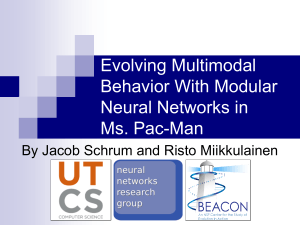 Evolving Multimodal Behavior With Modular Neural Networks in Ms. Pac-Man