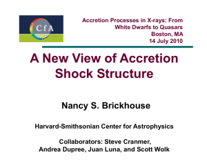 A New View of Accretion Shock Structure