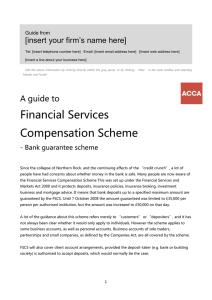 ACCA Guide to... the financial services compensation scheme (for clients)